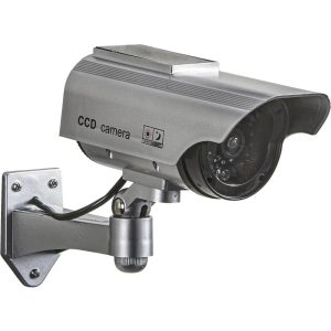 Solar Powered Dummy Camera with Flashing LED